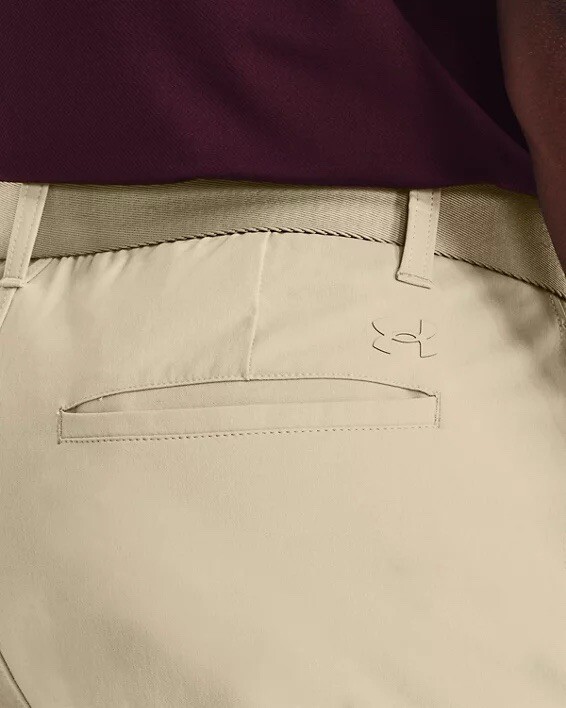 Size 30X34- Under Armour Men's UA Storm Repel Golf Tapered Pants, Khaki Base. image 4