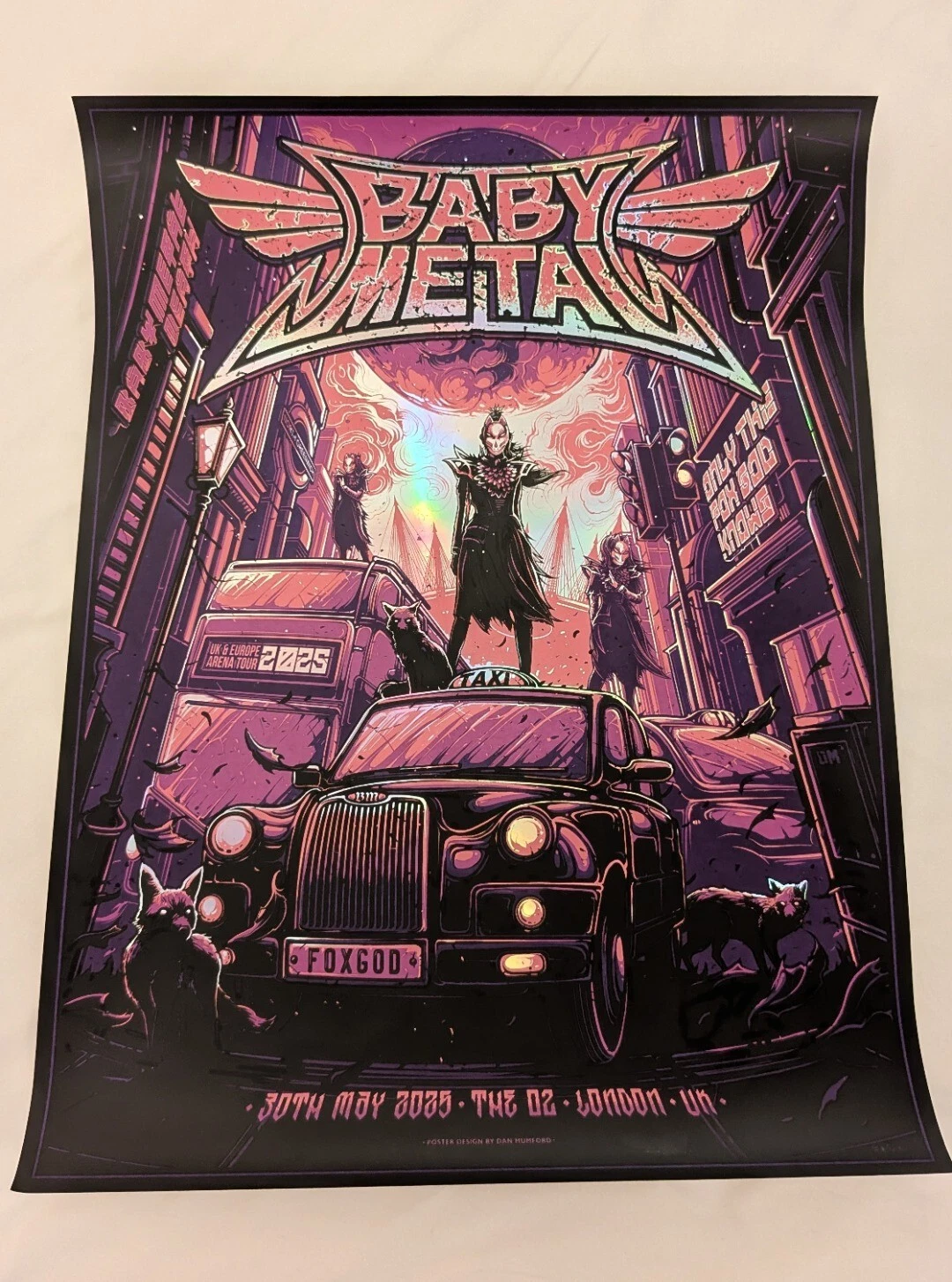 Babymetal May 30th 2025 London Poster