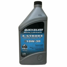 1 Litre Quicksilver 10W30 Outboard Marine 4-Stroke Engine Oil for Mercury 1L