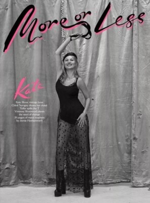 More or Less #1 2018 2nd Cover Kate Moss Karen Elson CHLOE SEVIGNY + Poster @NEU