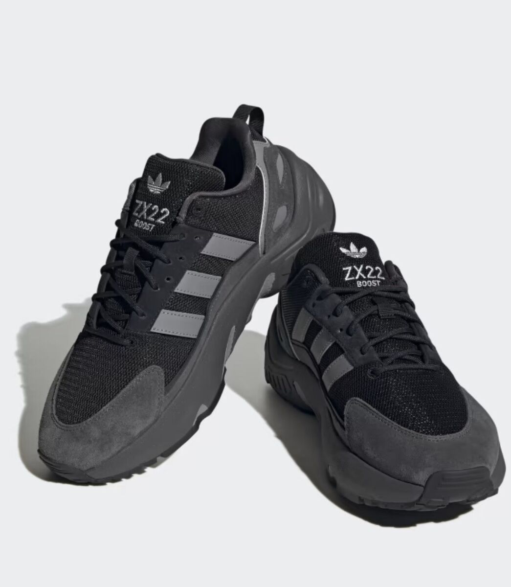 Adidas Men's ZX 22 BOOST HP2783 Trainers In Black/grey Size Adidas Men's ZX 22 BOOST HP2783 Trainers In Black/grey Size