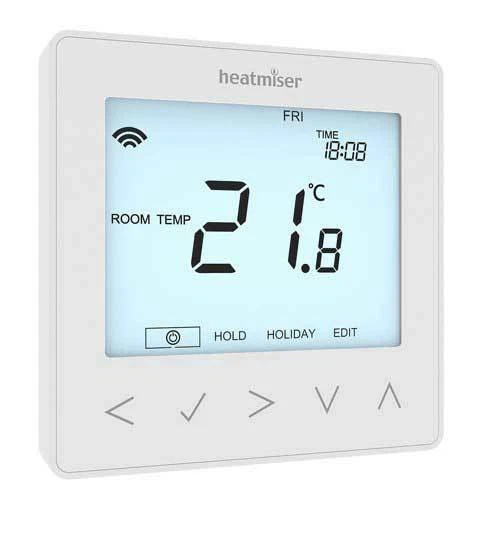 Heatmiser NeoStat v2 230v Glacier White Thermostat for Water Underfloor  Heating. 8438506647184 | eBay