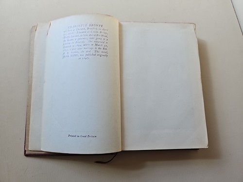 Jane Eyre By Charlotte Bronte Vintage Book 1937 Collins Loose Page - Picture 10 of 19