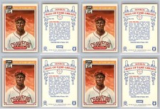 Cool Papa Bell 4 Card Lot - Negro Leagues Legend - HOF