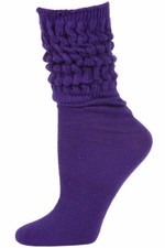 Millennium Women's Slouch Socks - 1 Pair - Purple