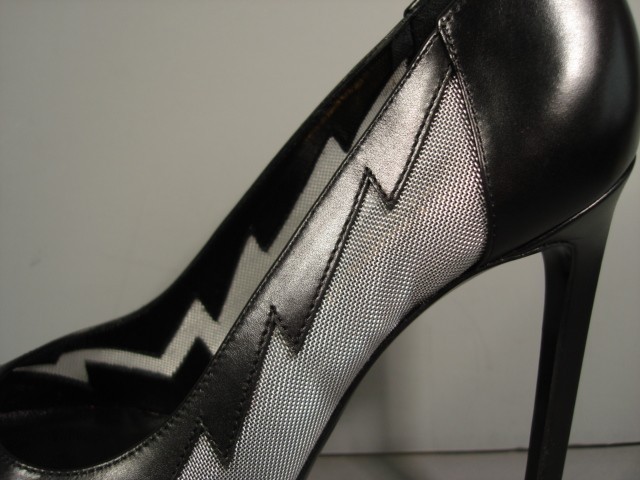 DÉCOLLETÉ CLASSICHE SAINT LAURENT YSL 37 RETE NERA JANIS PLATEAU PUNTA A PUNTA