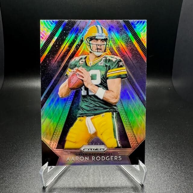 AARON RODGERS - 2018 Prizm APEX Prizm SILVER Prizm Insert A6 - Packers SP