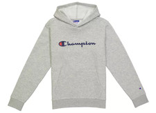 Champion Hoodie Big Kids Boys Sweatshirt Fleece Classic Script Logo Large 14-16
