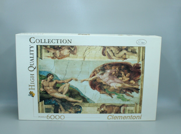 🧩Innen Neu: Michelangelo Clementoni Puzzle 6000 Teile Jigsaw 🧩-image