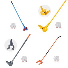 VEVOR Pallet Buster Deck Wrecker Pallet Tool Pry Bar with 60/45/54 Inch Handle