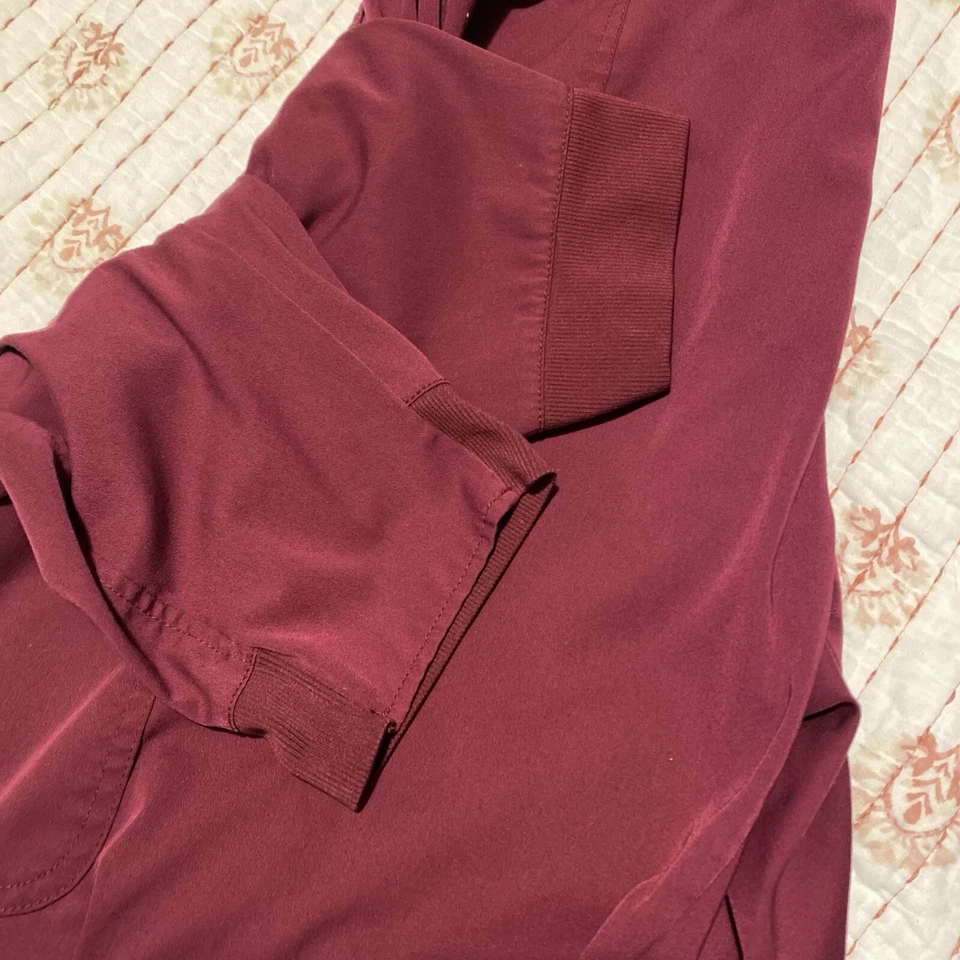 Pantalones y cuello en V modernos para mujer Adar Addition A6008 talla 3X color vino Foto 4 de 4