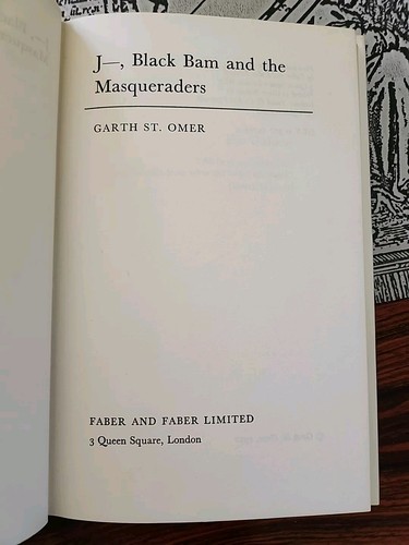 Garth St.Omer 1972 J-,Black Bam And The masqueraders 1st Edition H/B D/J - Picture 5 of 6