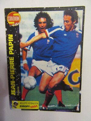 Carte Autographe Signée Jean-Pierre Papin – France, Bayern Munich – Original