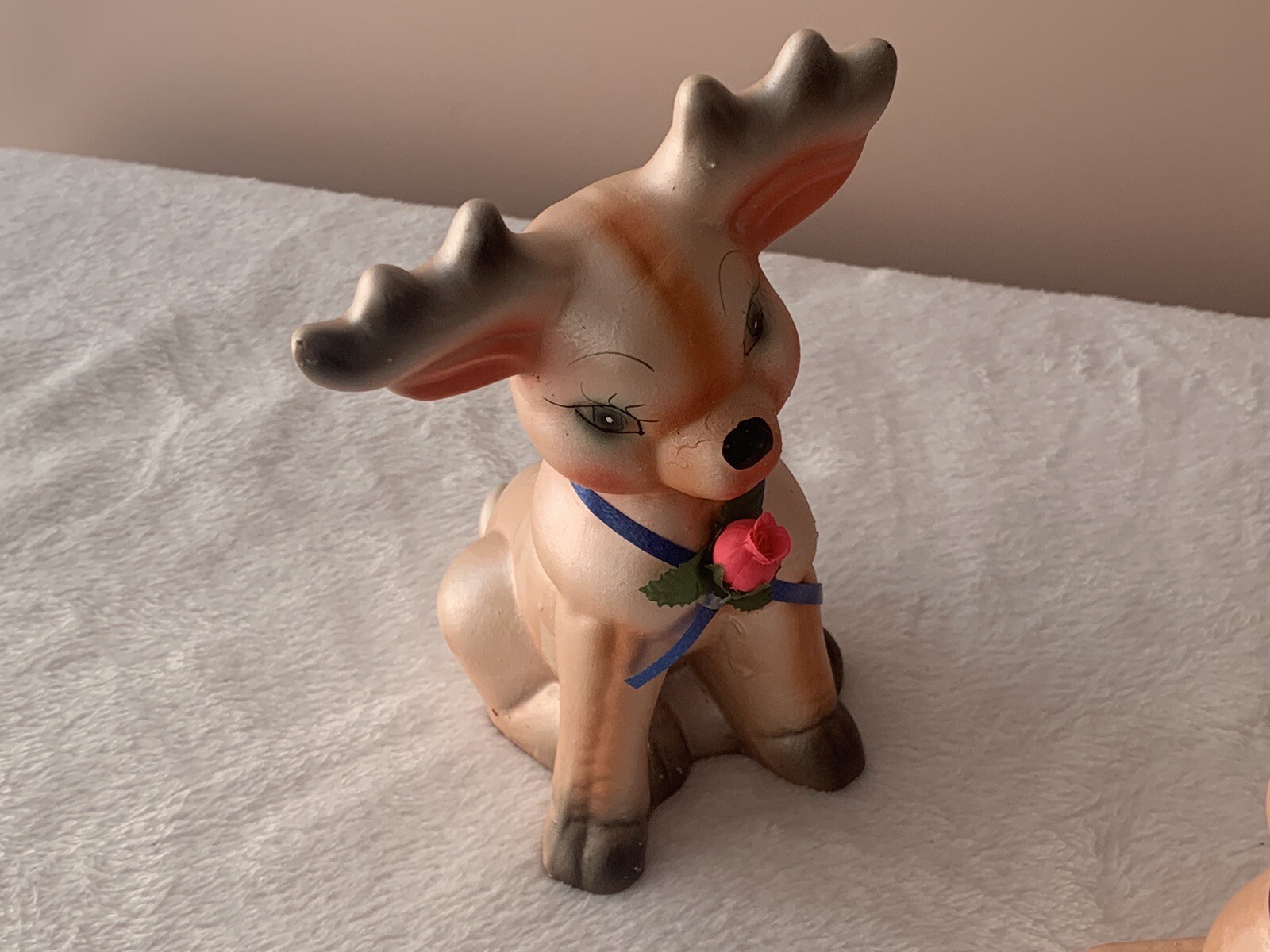 Vintage Kimple Reindeer Ceramic Set Of Three eBay