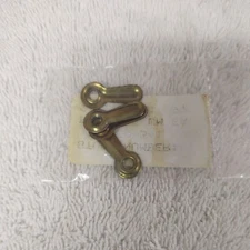 NOS Vintage Brass Cuckoo Clock Back Latches Or Other Door Latches 4 Pieces 3/4"