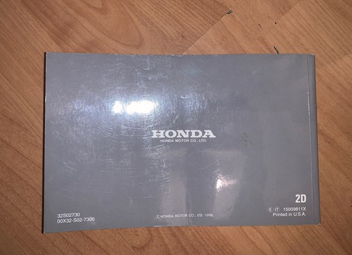 HONDA CIVIC COUPE (2001 - 2003) OWNERS MANUAL - HANDBOOK. (YJL 1556) - Picture 2 of 3