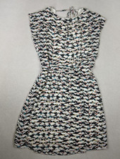 THE LIMITED  Women's Dress Size S Tall Ivory Geometric Print Fit & Flare
