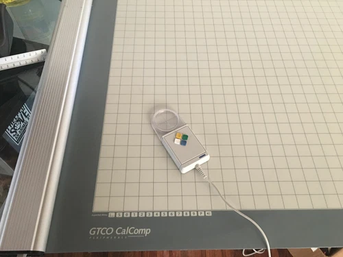 GTCO Calcomp Roll UP 30 x 36 Inch Digitizer Configured For PAD SYSTEM