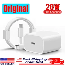 Original USB-C Wall Fast Charger Block 6ft Cable For iPhone 16 16e 15 14 Pro Max