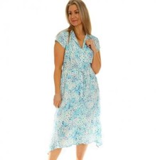 Ladies Pomodoro Turquoise Dress 62102