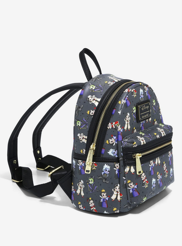 Loungefly Disney Villains Cast Youth Young Mini Backpack Exclusive - Imagen 2 de 4