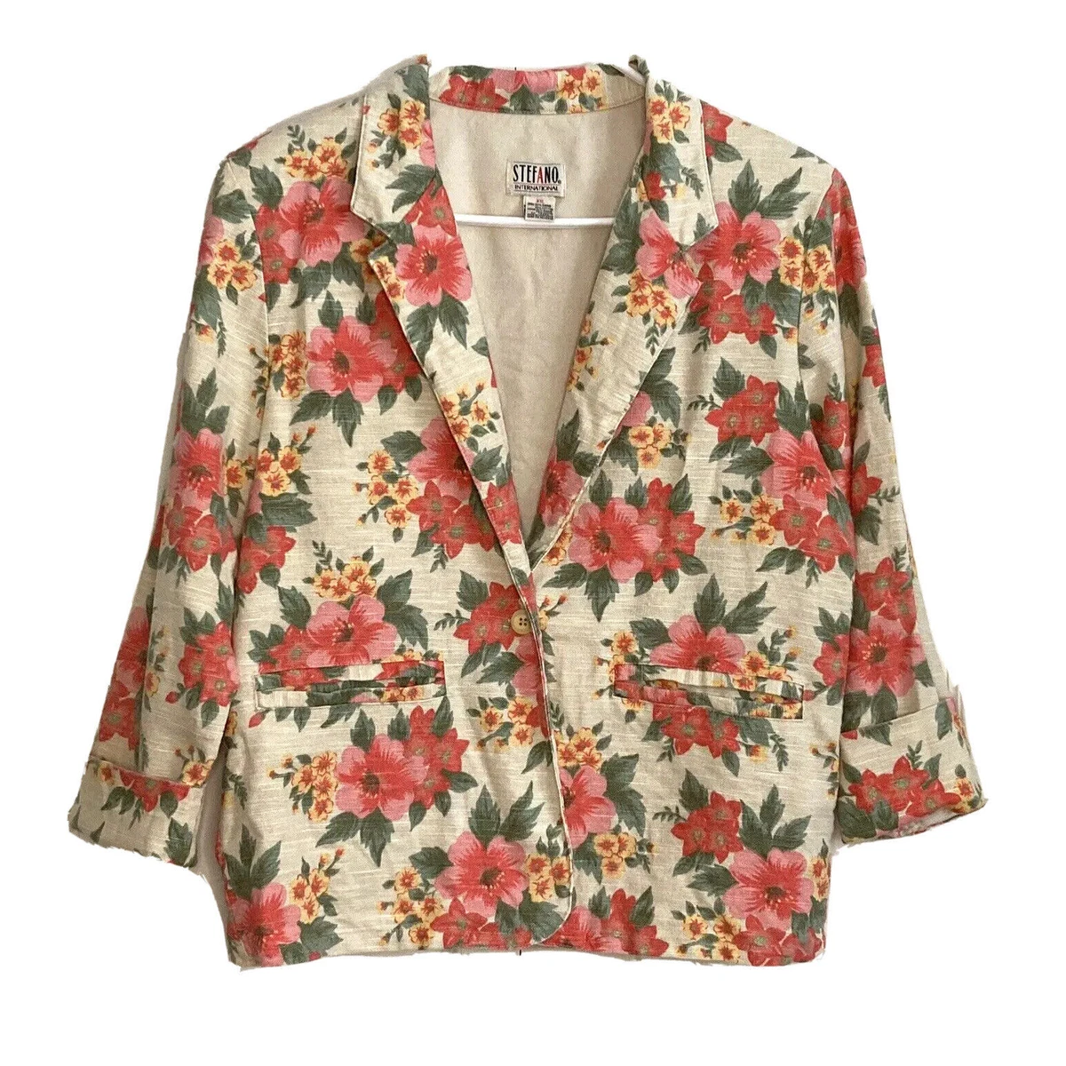Floral store blazer womens