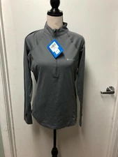 columbia Men's Omni-Heat Midweight Gray Long Sleeve Zip Up Base Layer 1674731023