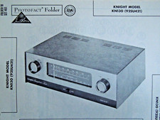 Original Sams Photofact Manual KNIGHT KN130 92SU421  461 