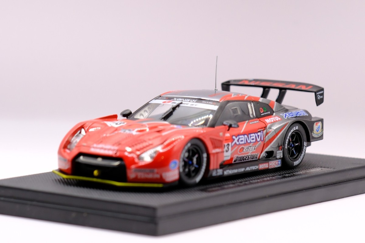 日産 - 未使用 EBBRO SUPER GT XANAVI NISMO GT-R #23 🔵Ebbro NISSAN GT-R 1/43 XANAVI NISMO #23 Super GT 500 2008
