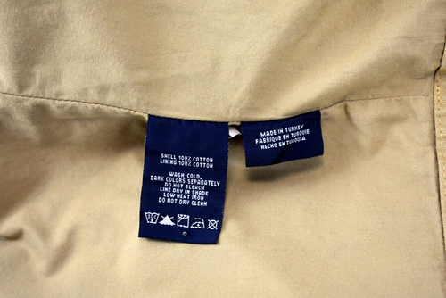 Chaqueta Tommy Hilfiger Para Hombre M Ligera No Acolchada Con Cremallera Camel - Imagen 8 de 9