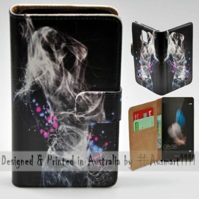 For Huawei Series - Dancing Girl Theme Print Wallet Mobile Phone Case Cover