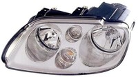 Scheinwerfer Links 2H7 Mit Motor Volkswagen Touran 0310/06 Chrom Reflektor