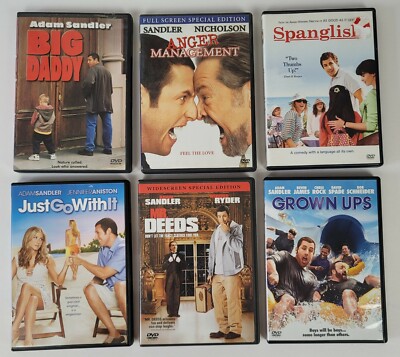 Adam Sandler Dvd Collection 6 Movies - Spanglish, Grown Ups, Just Go With it