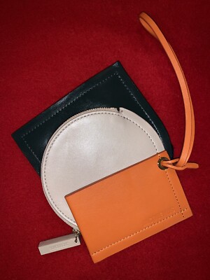 Jacquemus LE PORTE ROND Trio Colorblock Card Holder/Wristlet