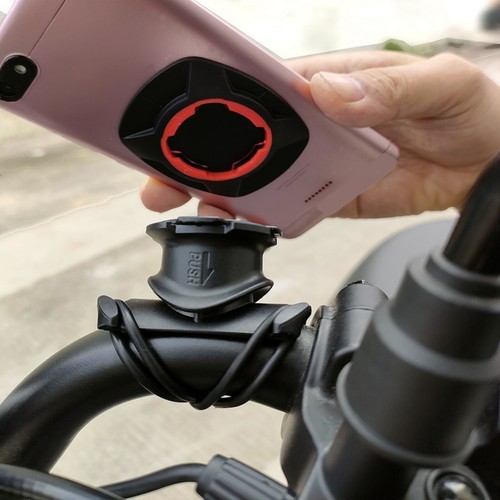 Adjustable Bicycle Handlebar Stand Bike MTB Phone Holder Security Lock Support - Photo 11 sur 16