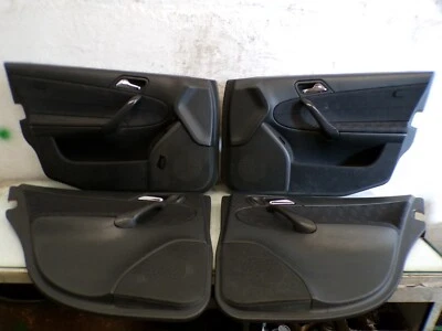 4x Türverkleidung Mercedes W203 S203 T-Model Kombi Stoff anthrazit SET "472A32" - Bild 1 von 4