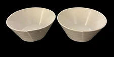 Set Of 2 Housewares International White 6-1/2” Soup Cereal All Purpose Bowls
