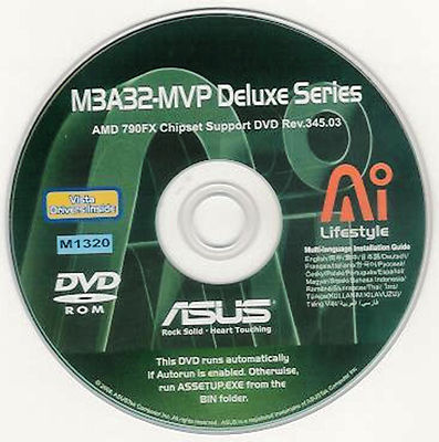 ASUS M3A32-MVP DELUXE W WIFI Motherboard Drivers