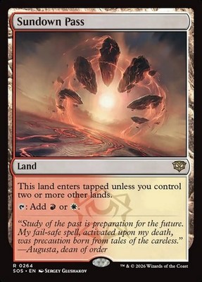x1 Sundown Pass - NM - Secrets of Strixhaven MTG
