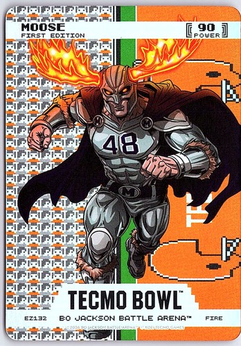 Bo Jax Battle Arena Tecmo Bowl - Endzone FIRE Moose - Daryl Johnston