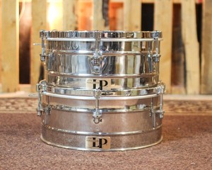 Used LP 14" & 15" M. Cohen Badge Steel Timbales