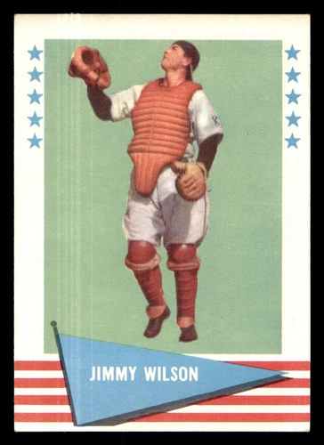 1961 Fleer Baseball Greats (F418-3) #88 Jimmie Wilson