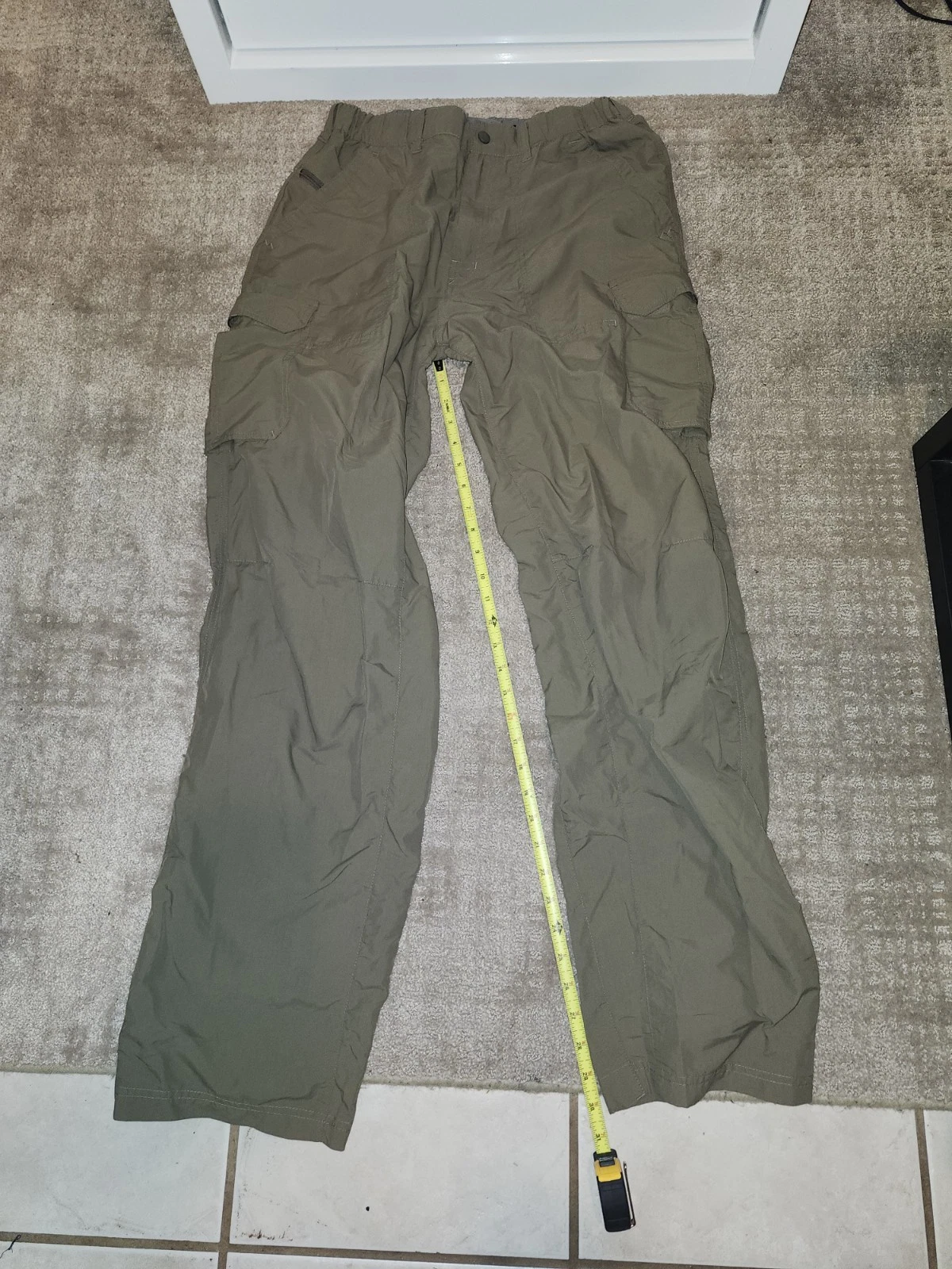 REI Upf 50 Men's 34l Hiking Pants Lightweight Outdoor Olive Green Stretch
Opens in a new window or t
