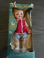 Vintage “I’m The Yes No Doll”,  Sayco Doll Vinyl Head, Eyelids Move, In Box