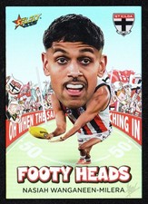 2026 AFL SELECT FS STARS FOOTY HEADS CARD ST KILDA FH89 Nasiah WANGANEEN-MILERA