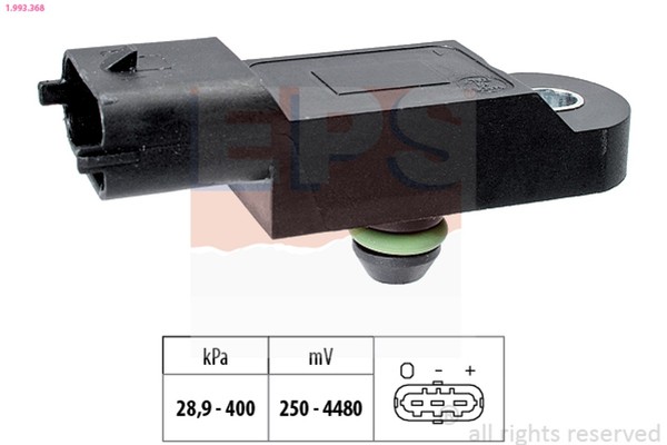 EPS Sensor Saugrohrdruck 1.993.368 FüR Opel Movano X62 Bus Vivaro X82 Cdti FWD 3-image
