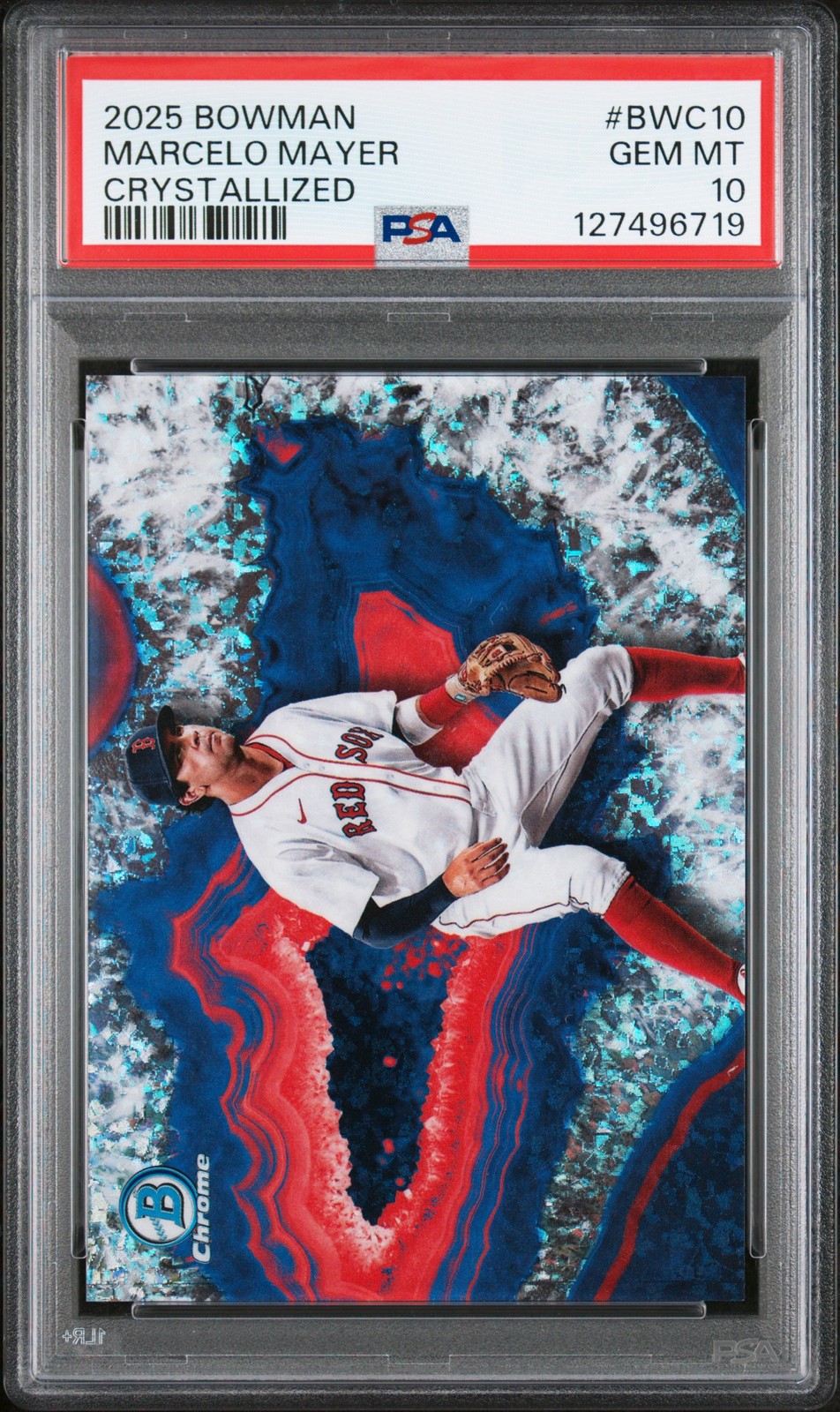 2025 Bowman Crystallized #BWC10 Marcelo Mayer PSA 10