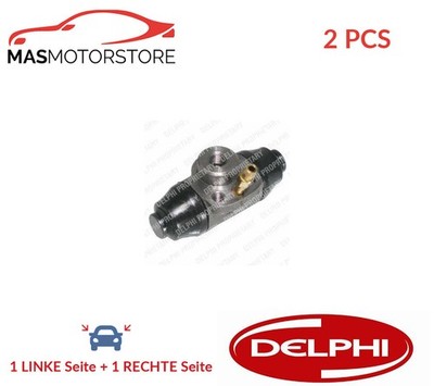 RADBREMSZYLINDER TROMMELBREMSE PAAR DELPHI LW80014 2PCS A FÜR SKODA FAVORIT