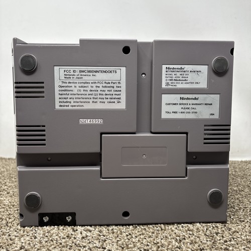 1985 Original NES Nintendo System Console + New 72 Pin Authentic Tested Bundle - Picture 7 of 11
