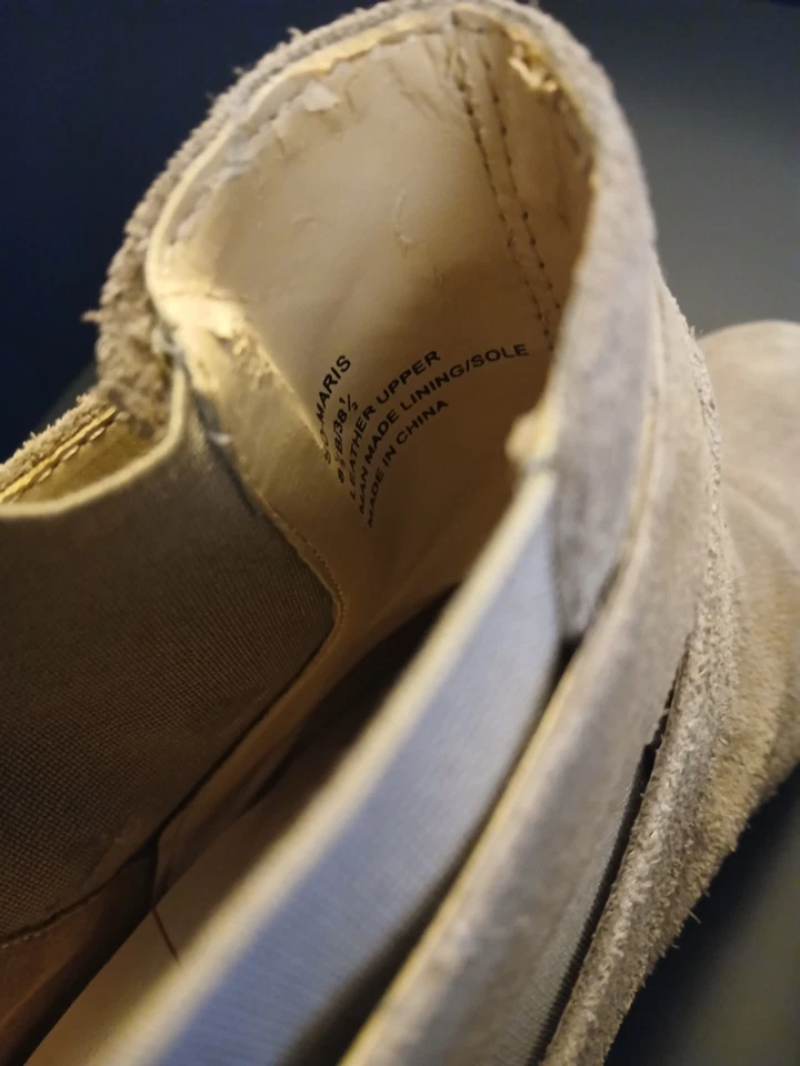 Botines Sole Society Cuero Gamuza Tostado Hebilla Talla 8.5 INL#459 Foto 2 de 4